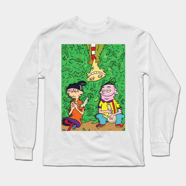 Ed Edd n Eddy Cartoon Long Sleeve T-Shirt by ahstud 